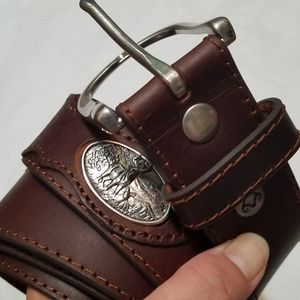 Realtree leather belt